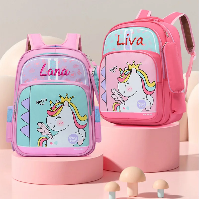 Sac à dos personnalisé pour enfants, sac à collation de petite classe de maternelle, nouveau sac à dos de dessin animé pour garçons et filles, sac à dos d'extérieur