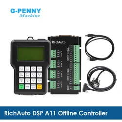 Free Shipping RichAuto DSP A11 CNC controller original 3 axis motion controller A11E English Version For CNC router machine