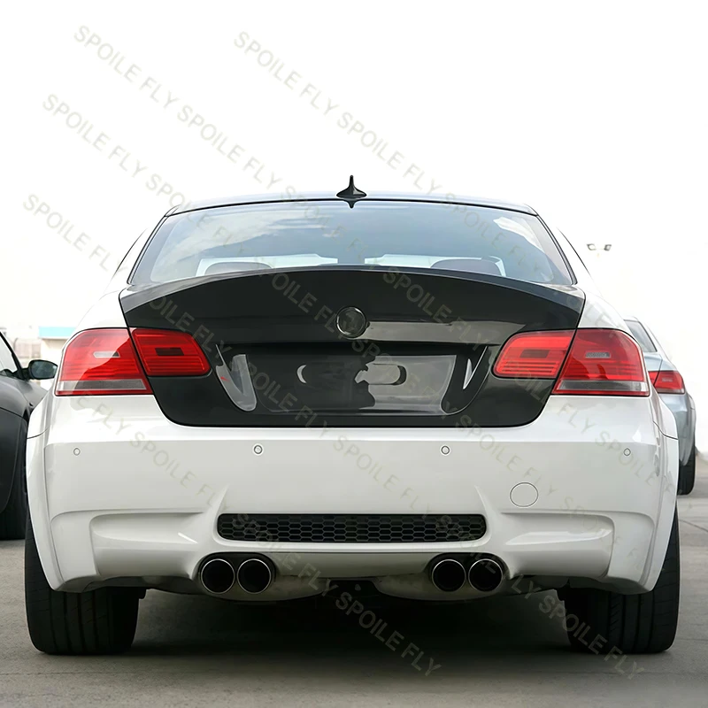 2007 2008 2009 2010 2011 2012 2013 Für BMW 3er Serie E92 Coupé CLS Style Großer Heckspoiler in glänzendem Schwarz von Gloss Black