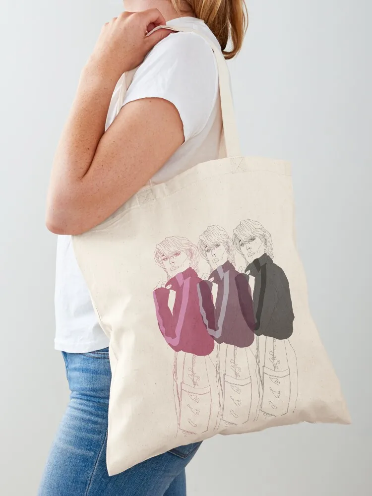 

Gillian Anderson in GAWinser roll neck Tote Bag eco bag folding the tote bag female Women's shopper