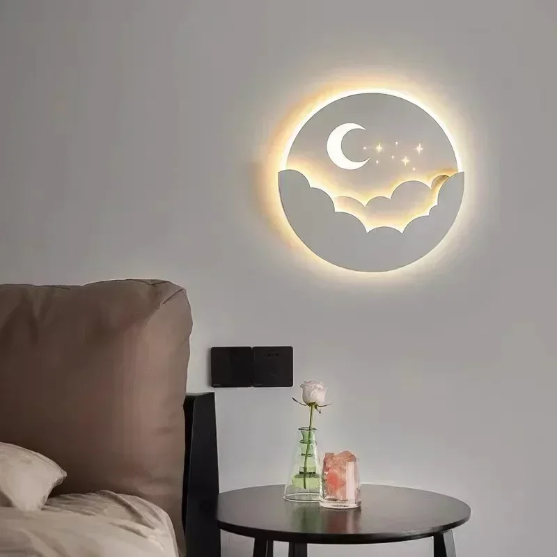 モダンな-led-ウォールスコンスランプリビングダイニング寝室通路書斎玄関ムードライト屋内家の装飾照明器具光沢