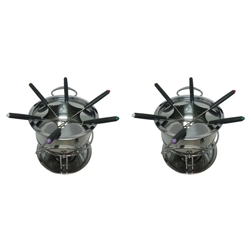 set-fondue-a80i-2x-pentola-multifunzione-per-fondue-da-campeggio-con-6-spiedini-in-acciaio-inox-per-cioccolato-e-formaggio
