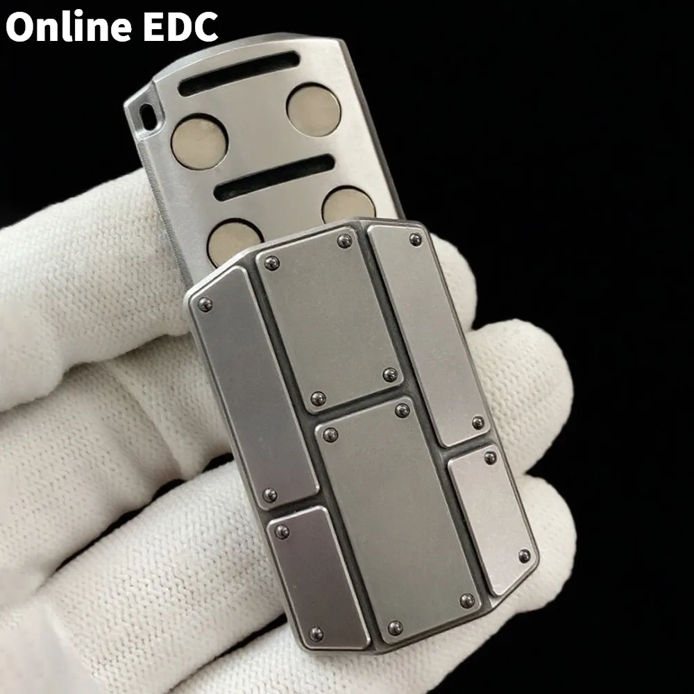 Giocattoli EDC usati WANWU-EDC Slider di spinta illimitato in acciaio inossidabile Giocattoli antistress per adulti Giocattolo novità fuori stampa