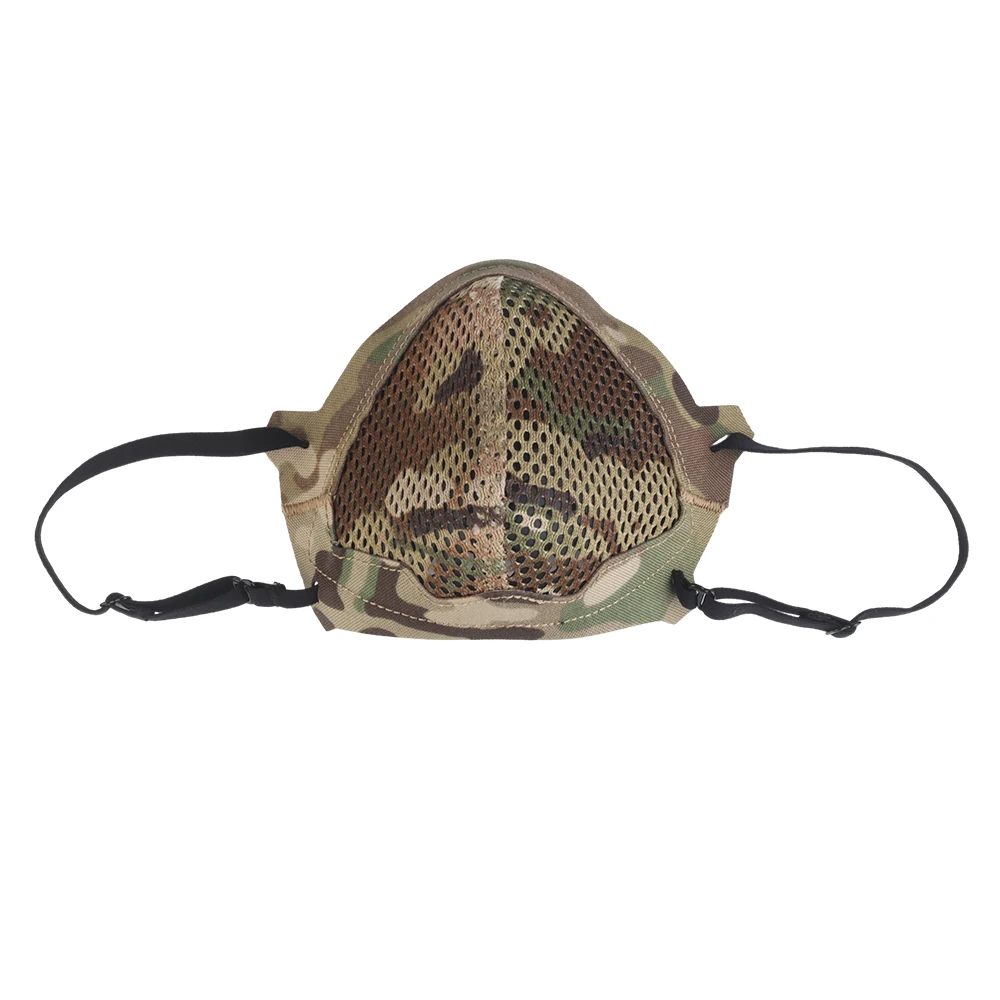 MSK1 Sports Mask Breathable Silicone Design Multifunctional Airsoft Hunting Cycling Tactical Camo Paintball Half Face Masks