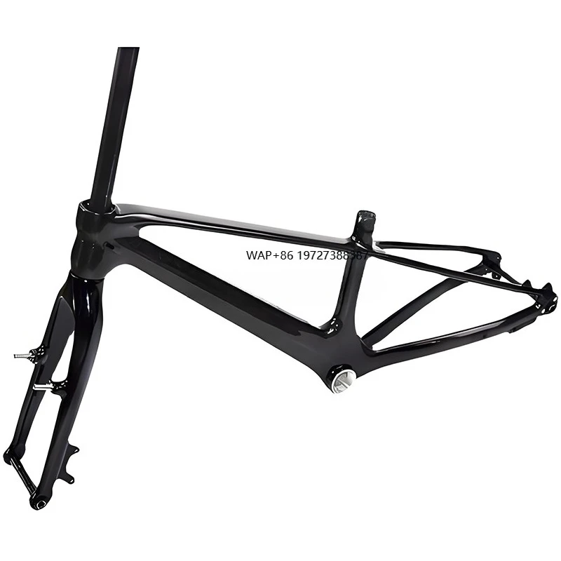 Custom Lightweight Fixed Gear BMX Bike Titanium Frame Carbon Material Disc Brake for Gravel Mountain Road Beach Cruiser Foldable