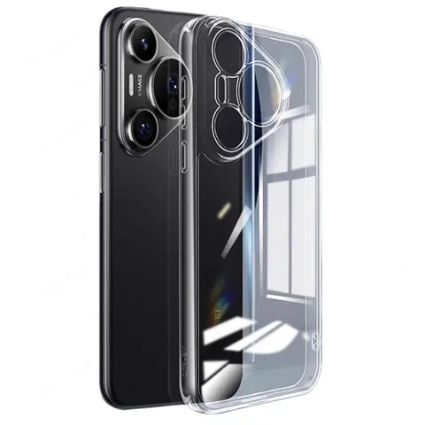 Ultra Slim Transparent Phone Case for Huawei Pura 80 70 Ultra P60 P50 P40 P30 Pro Soft Clear TPU Cover for Huawei P30 Lite Funda
