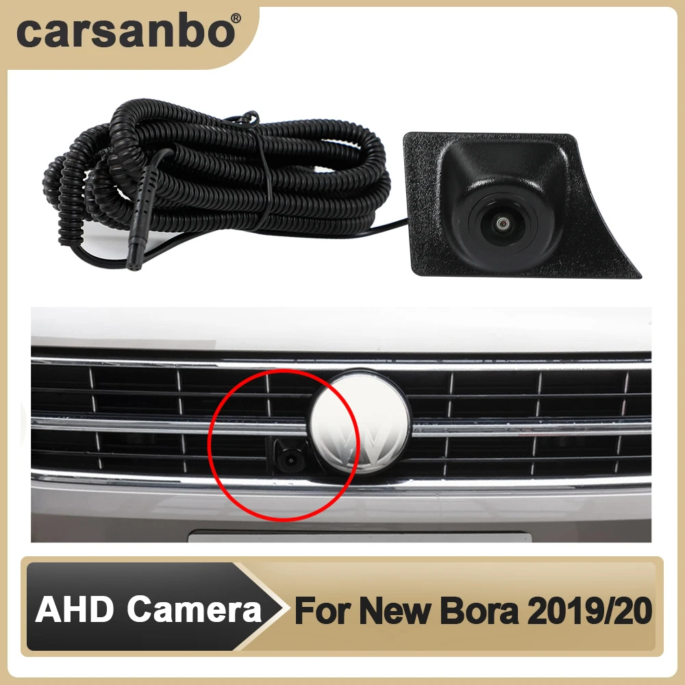 

Car AHD Front View OEM Camera HD Night Vision Fisheye 150° Chrome Camera for VW New Bora 2019/2020 Parking Monitoring System