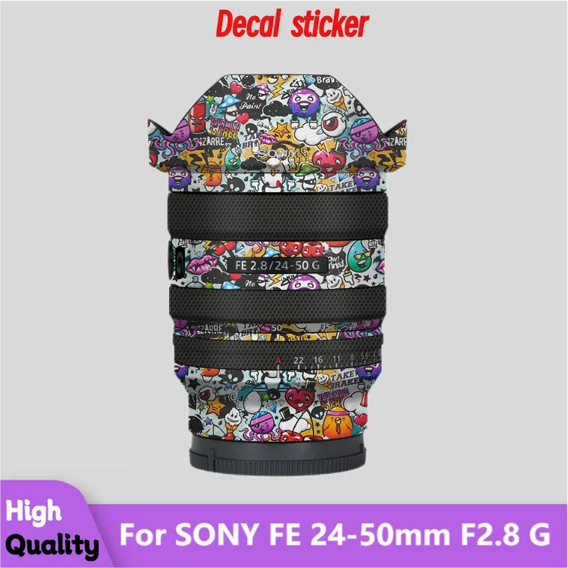 For SONY FE 24-50mm F2.8 G Lens Sticker Protective Skin Decal Vinyl Wrap Film Anti-Scratch Protector Coat FE24-50 F\2.8