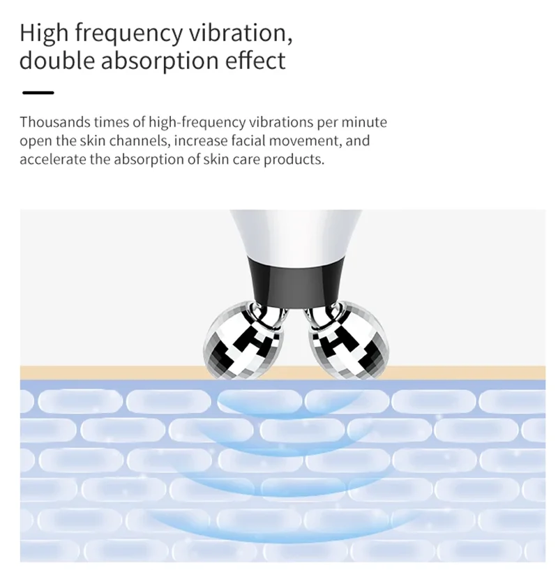 Rullo per il viso e il corpo Massaggiatore Rullo per il sollevamento del viso Mento più sottile Doppio riduttore per il mento Rullo per massaggio con linea a V per il viso Cura della pelle