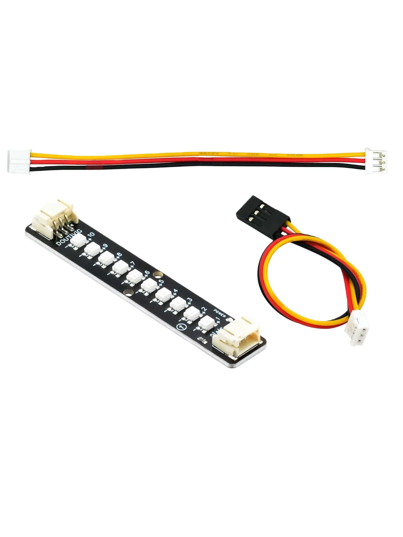 Faixa de luz LED RGB WS2812B programável 5V luz de tira multicolorida que muda de cor compatível com kit Arduino ESP32