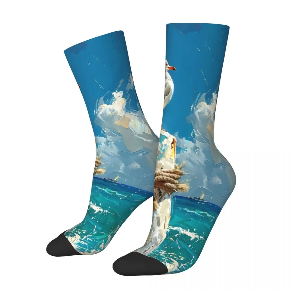 Seagull Sock Printed Man Polyester