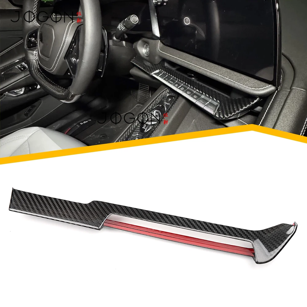For Chevrolet Corvette C8 Stingray Coupe Convertible HTC ZR1 ZR1X Z06 Z07 E-Ray 2026 Center  A/C Outlet Vent Frame Cover Strips