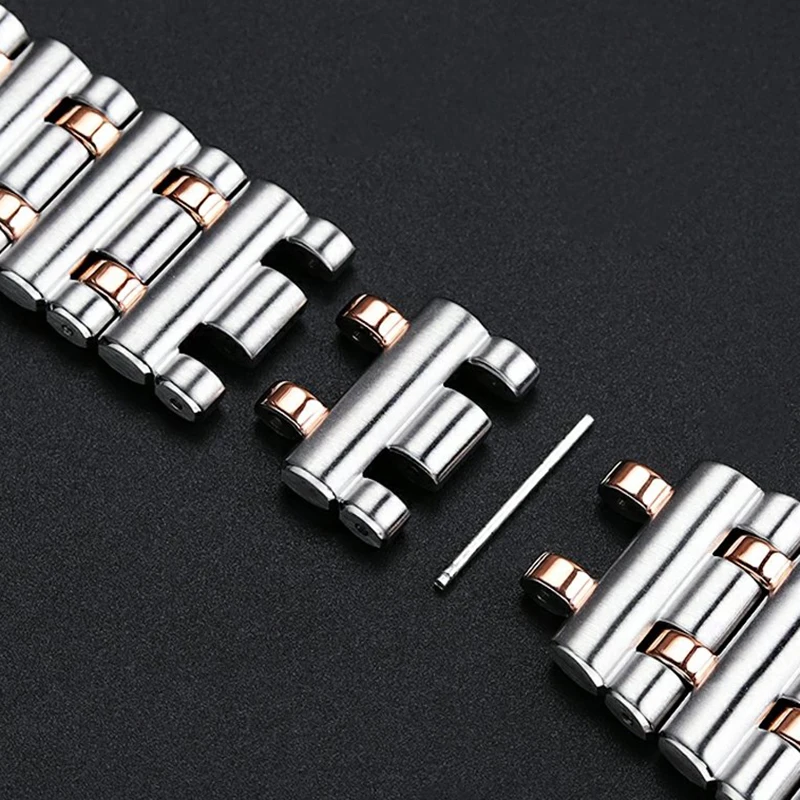 For B01 Series Strap Breitling Super Mechanical Timepieces Watch Chain 24mm Solid Stainless Steel Watchband Men\'s Accessories