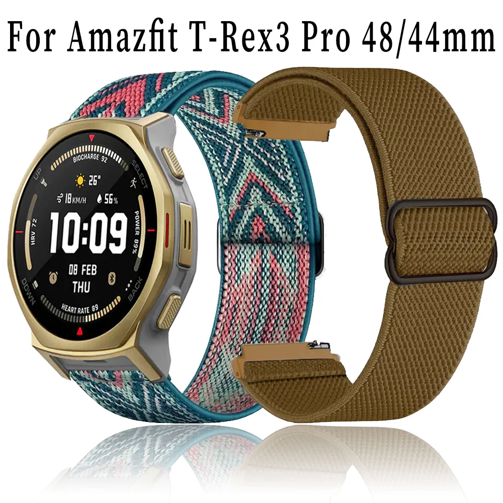 20mm 22mm Nylonarmband für Amazfit Active Max/T-Rex3 Pro 48mm 44mm Atmungsaktives Band für Samsung Galaxy 7 6 5 4/Amazfit Helio Bip 6