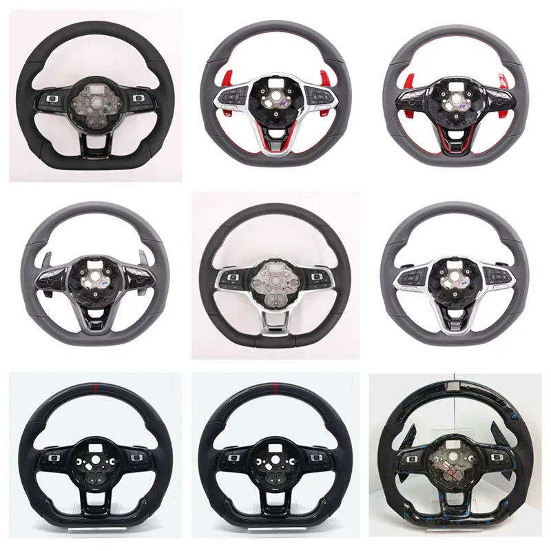 Customized Carbon Fiber Steering Wheel For Golf R Polo GTI Direct Replacement Upgrade