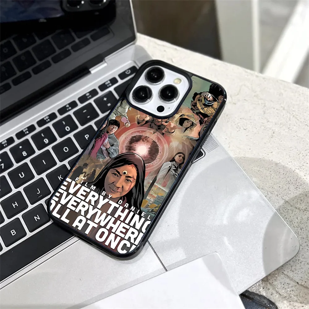 E-Everything Everywhere All At Once Phone Case Mobile Phone Cases For IPhone 15 14 13 Pro Max 11 12 Mini Alex Mirror TPU Shell