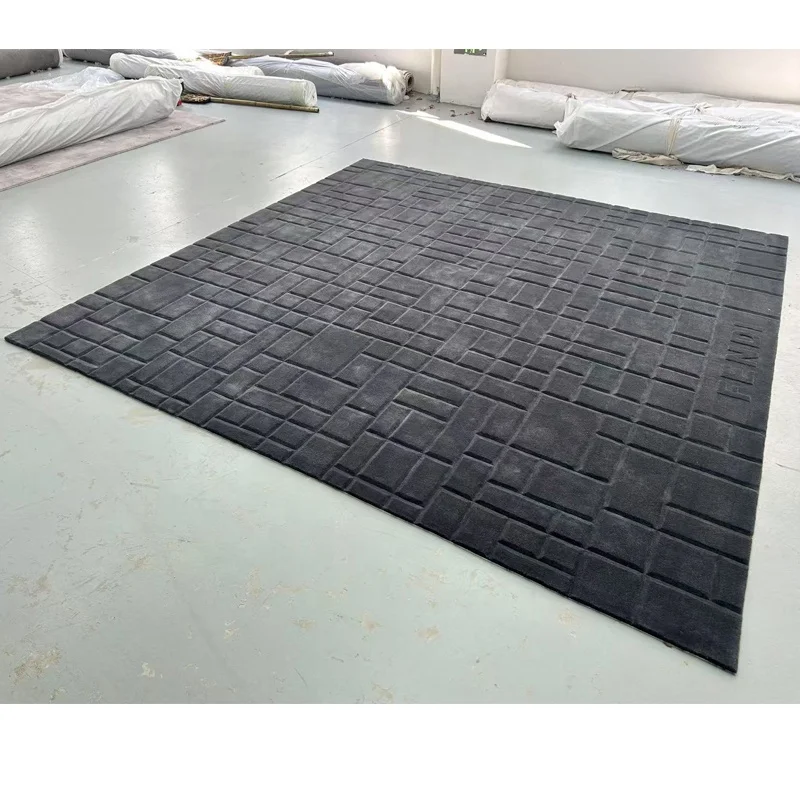 Handmade Wool Carpet Living Room Area Rug Wholesale Door Mat Large Carpet