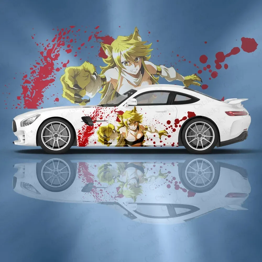 Custom Leone Akame ga Kill! Car Accessories Anime Itasha Body Stickers  Auto Side Film Decal Body Sticker SUV Decoration Pattern