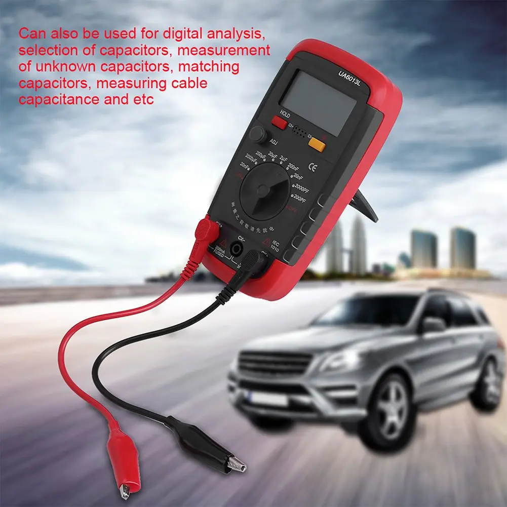 Component Analyzer Capacitance Tester For Electronics Repair Backlight Function 0.8 Basic Accuracy Sampling 2-3 Times sec