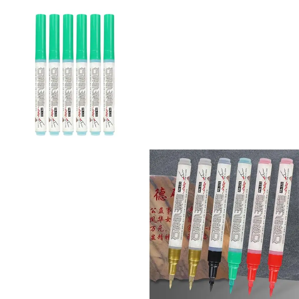  Colorful Memorial Stone Repair Marker Pen Tombstone Repair Pen For Repairing