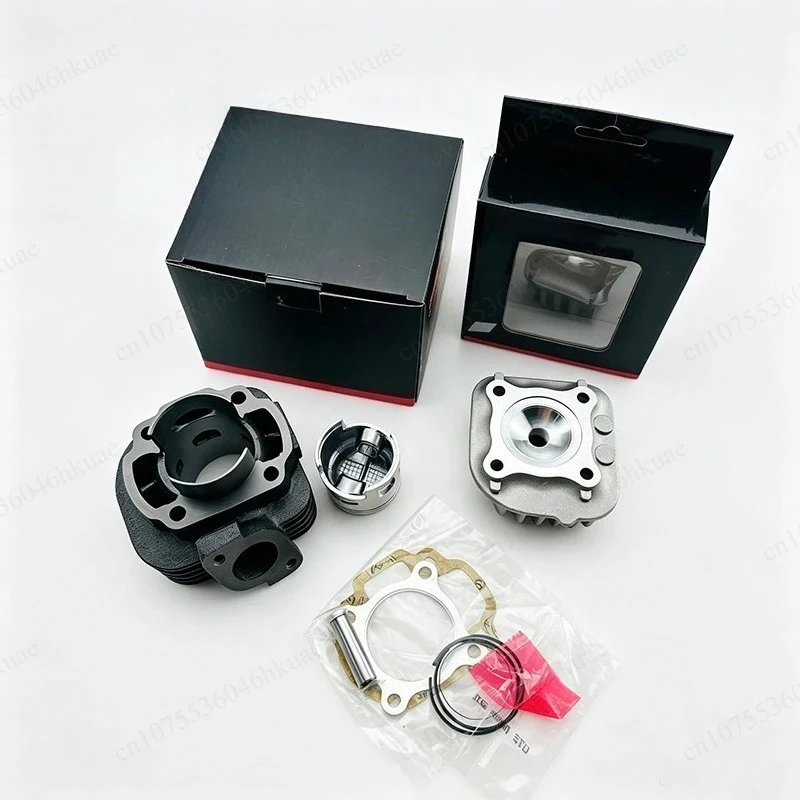 Motorcycle Cylinder Block & Cylinder Head, 44MM 47MM Bore Replacement for JOG50 ZR 2‑3‑4‑5 Generation Scooter