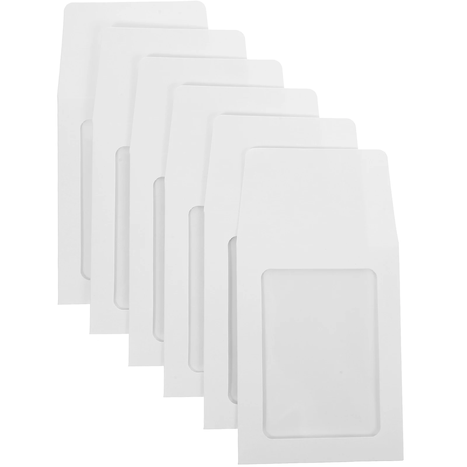 

20 Pcs Open Window Envelope Cover Card Holder Sleeves Cards Display Covers Simple