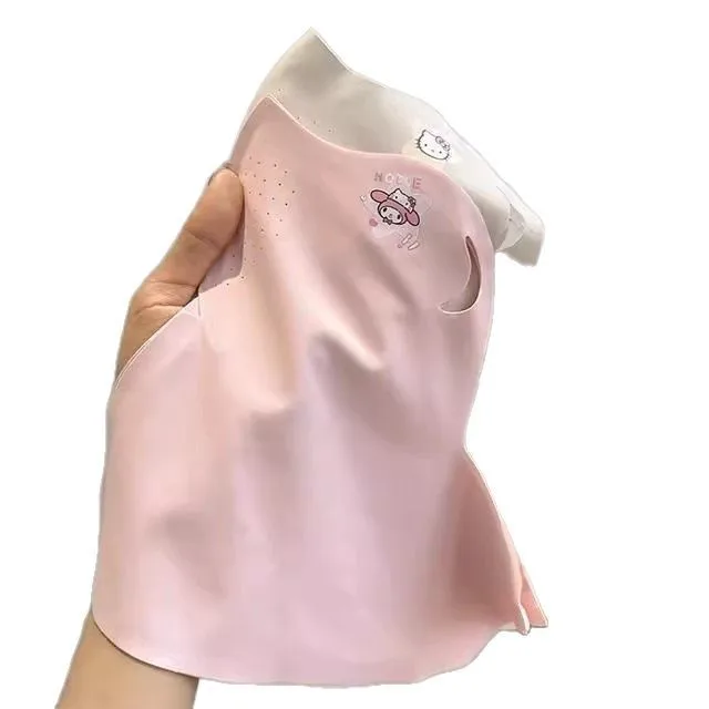 Miniso Children's Mask Class A Ice Wire Sunscreen Mask Outdoor UV rays 3D Face Protection and Cooling Feeling with Eyes