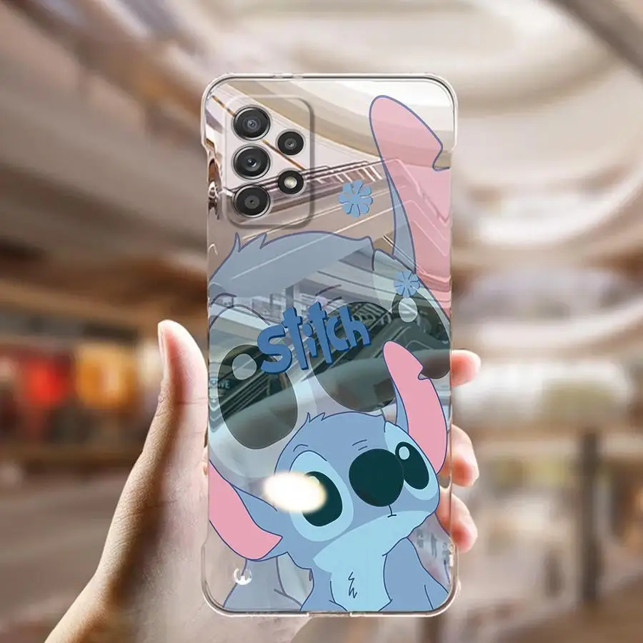 Disney Stitch Phone Case for Galaxy A13 A14 A15 A52  4G 5G A23 A51 A24 4G A33 A34 A52s A53 A54 A55 5G