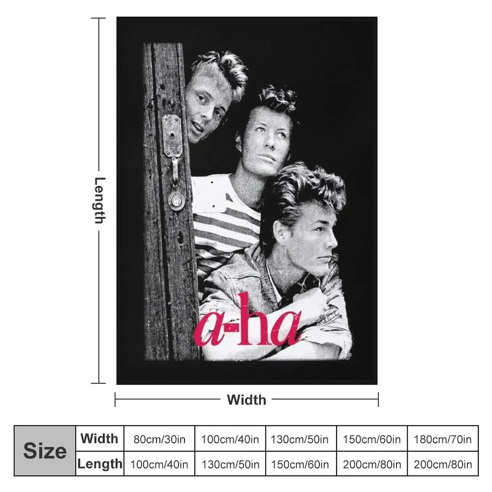 New a-ha band 80s retro classic tshirt design Throw Blanket Thermals For Travel Hairys Softest sofa bed Blankets