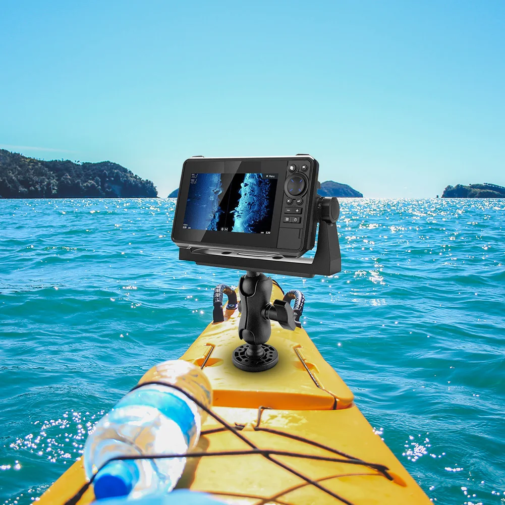 

Кронштейн для эхолота с поворотом на 360 градусов, износостойкая GPS-пластина, держатель для электронного эхолота для морских судов, лодок, каяков