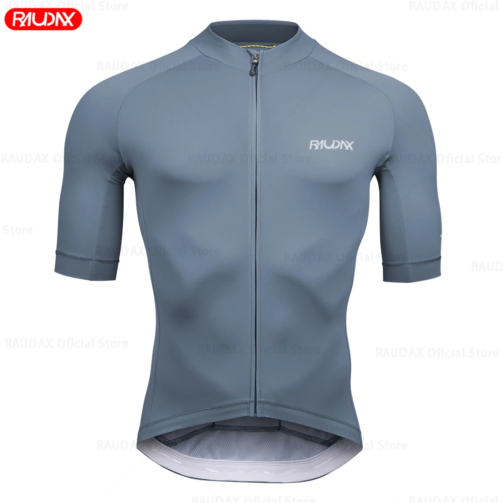 New 2023 Raudax Cycling Jersey 11 Colour Cycling Racing Tops Short Sleeve Cyclist Clothes Shirt Maillot Summer Bicycle Bike Wear