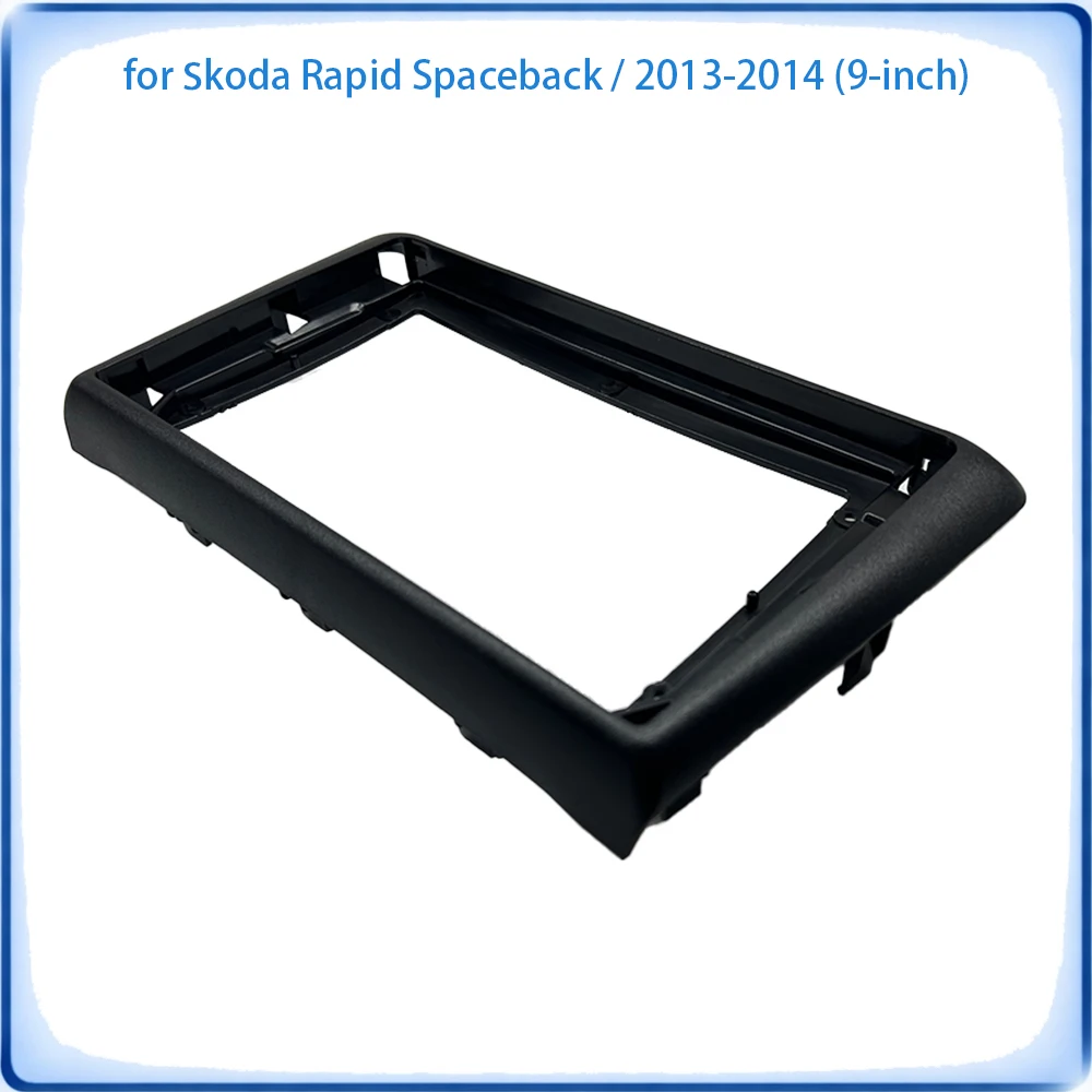 Car Radio Fascia Frame For Skoda Rapid Spaceback NH 2013-2014 9 inch With Canbus Decoder & Wiring Harness Car Accessories P & P