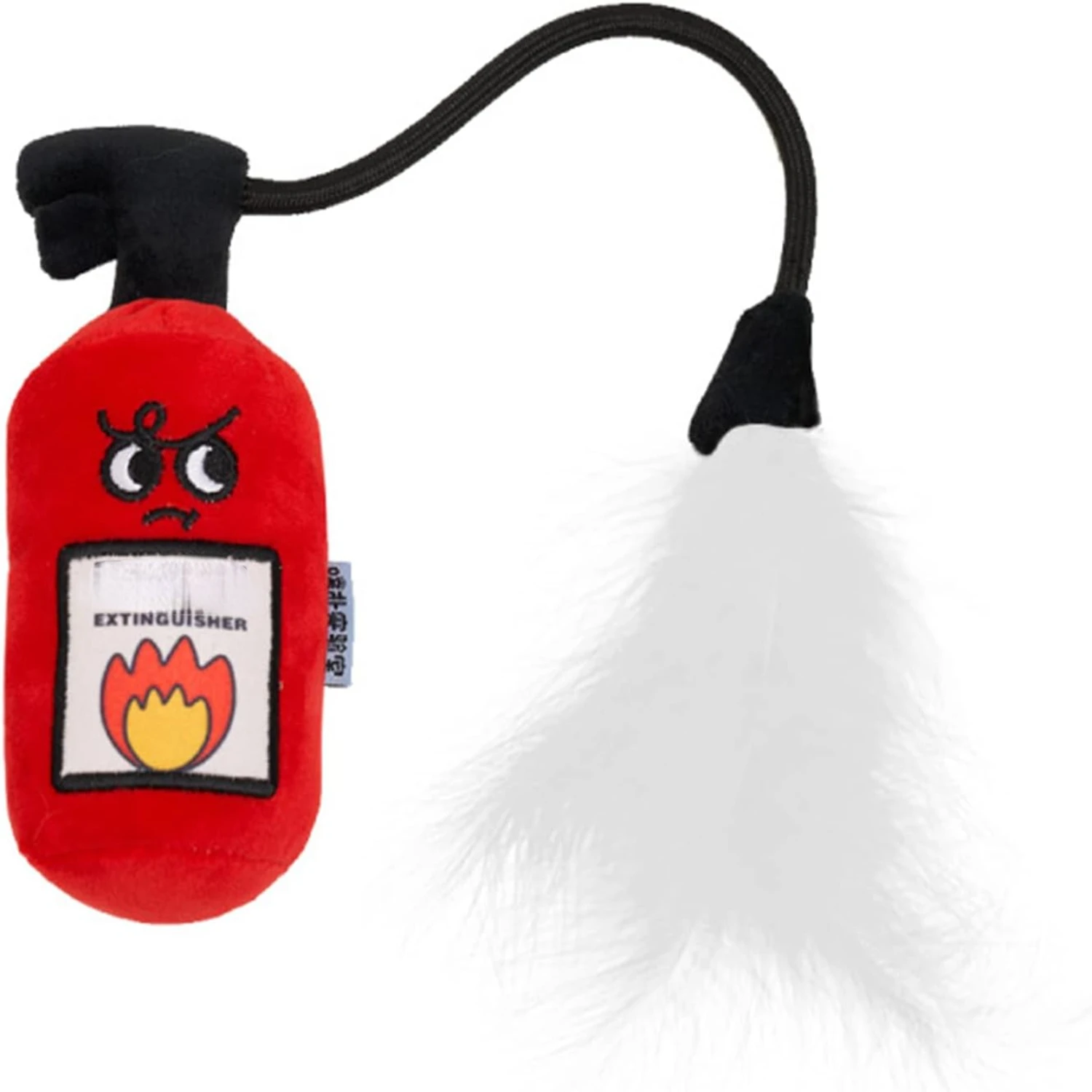 Exciting and Interactive Cat Toy in Fire Extinguisher Shape - Stimulating Teething Toy for Kittens - Engage Your Furry Friend wi