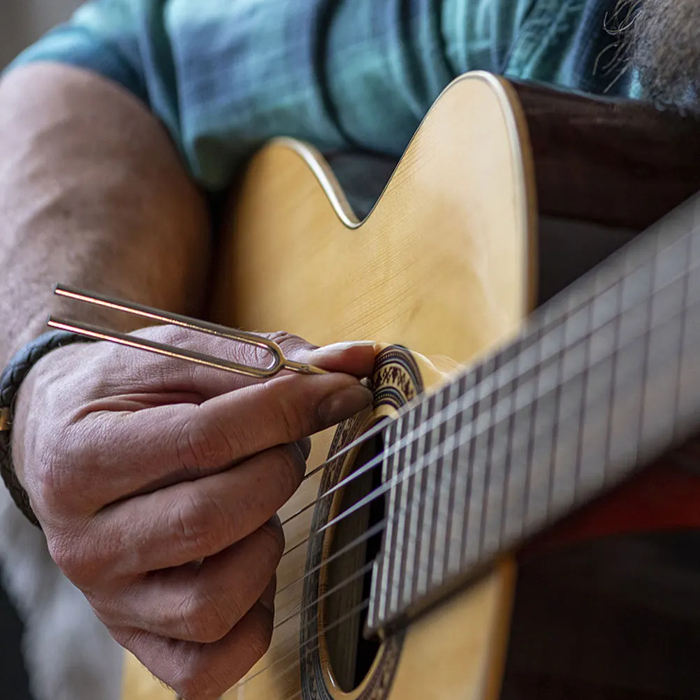 

3Pcs Standard A 440Hz Guitar Tuning Forks Durable Metal Music Instrument Tone Tuners Practical Tuning Forks A Tone Tuners