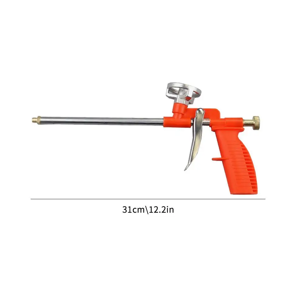 PU expanded foam metal caulk grab construction site foaming agent 70mpa portable wall seam filling sealant foam gun tools