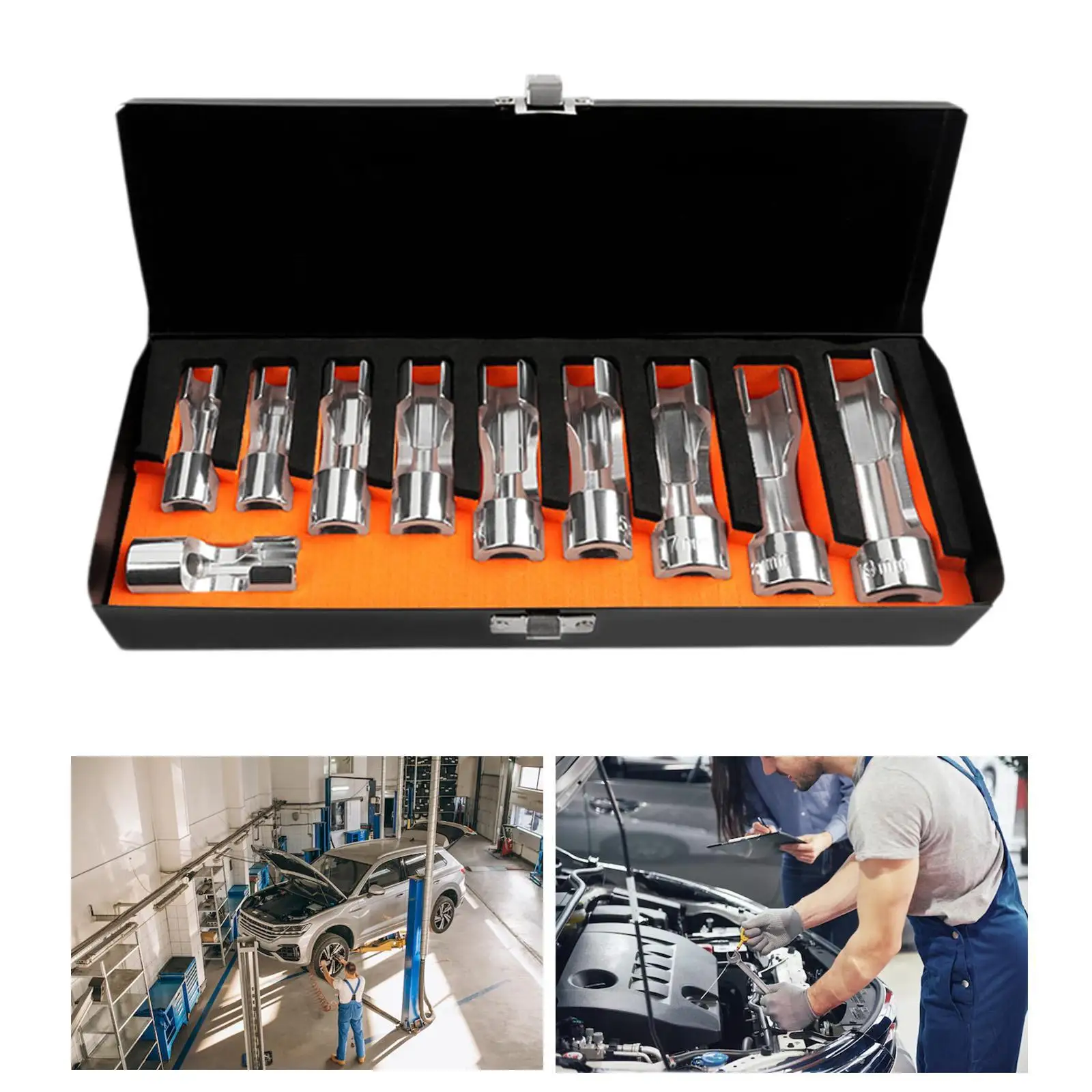 

Fuel Line Socket Easy to Use Slotted Socket Wrench Tool for Automotive Tools