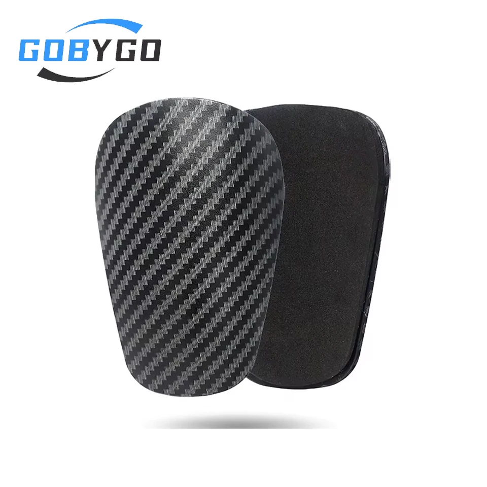 GOBYGO Carbon Fibe Mini Football Shin Guards Extra Football Shin Dzieci Dorośli Shin Guards Sprzęt ochronny Piłka nożna Shin Support