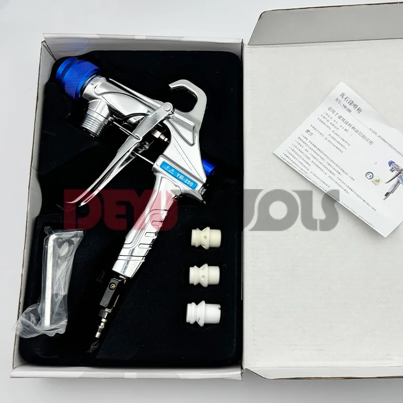 Real stone paint spray gun crack resistant mortar fireproof coating stainless steel spray machine exterior wall spray gun