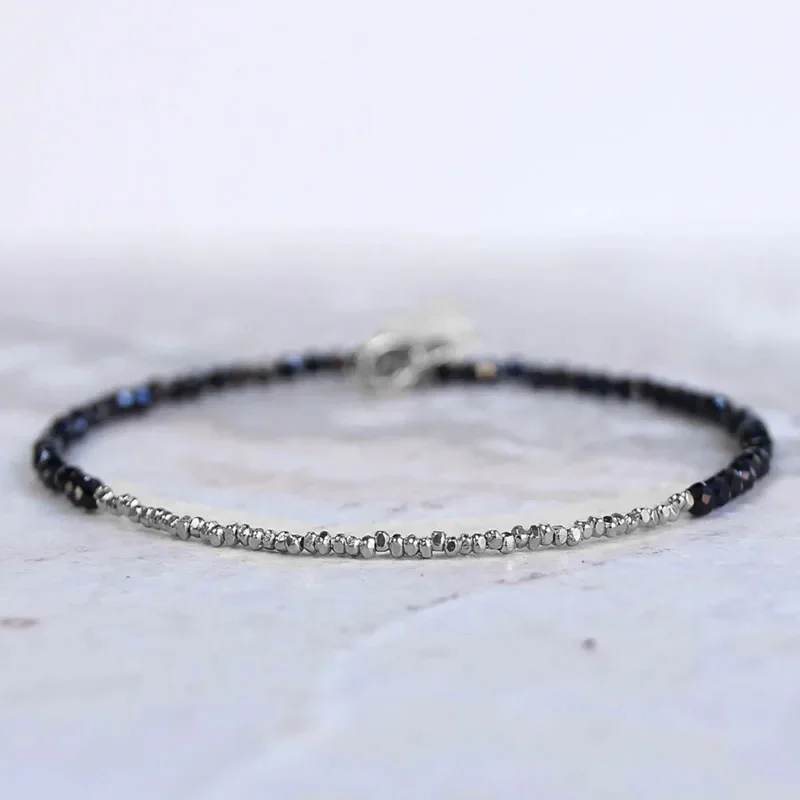 Black Spinel  Spiritual  Healing Stone Bracelet
