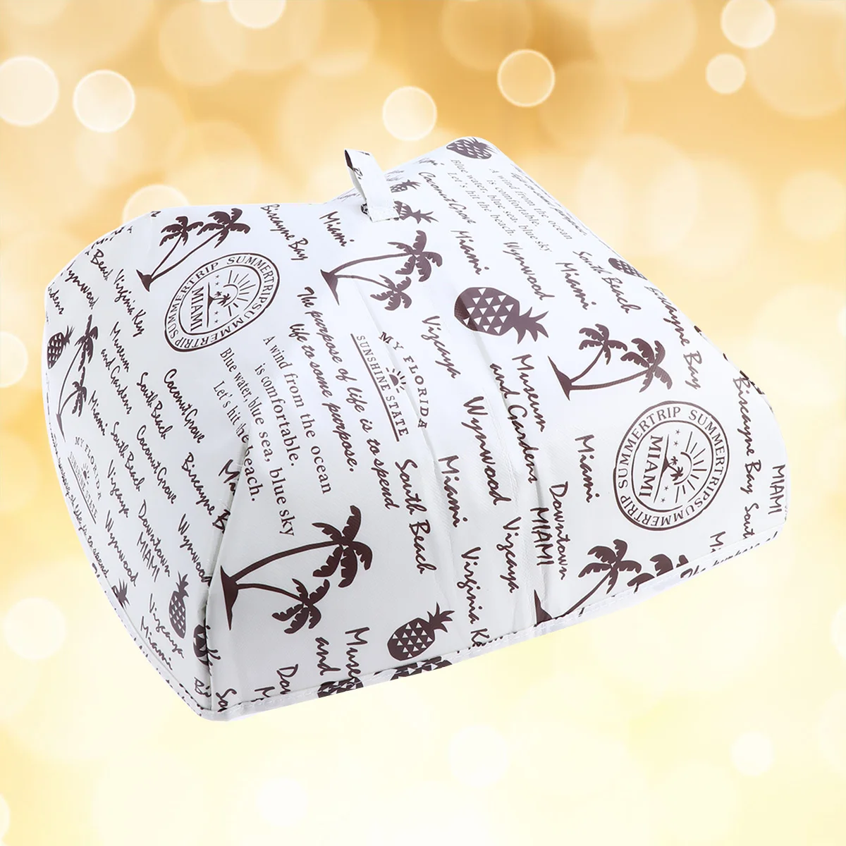 

Square Waterproof Foldable Insulated Food Cover Thick Aluminum Foil Dust Proof Heat Preservation Dish Cover For Kitchen