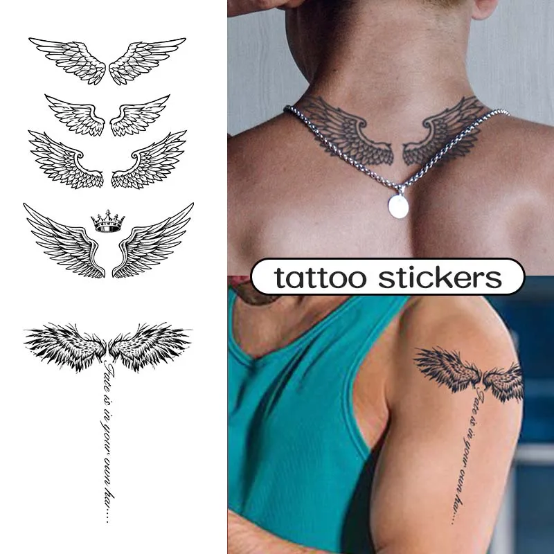 2/3/4Pcs Herbal Tattoo Sticker Set Temporary Waterproof Tattoo Stencil Sticker Last for 7-12 Days Fake Tattoo Covering Body Scar