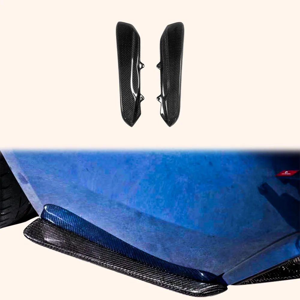 

For BMW 4 Series 14-20 F32 F33 F36 Carbon MP Style Rear Bumper Side Spats Lip