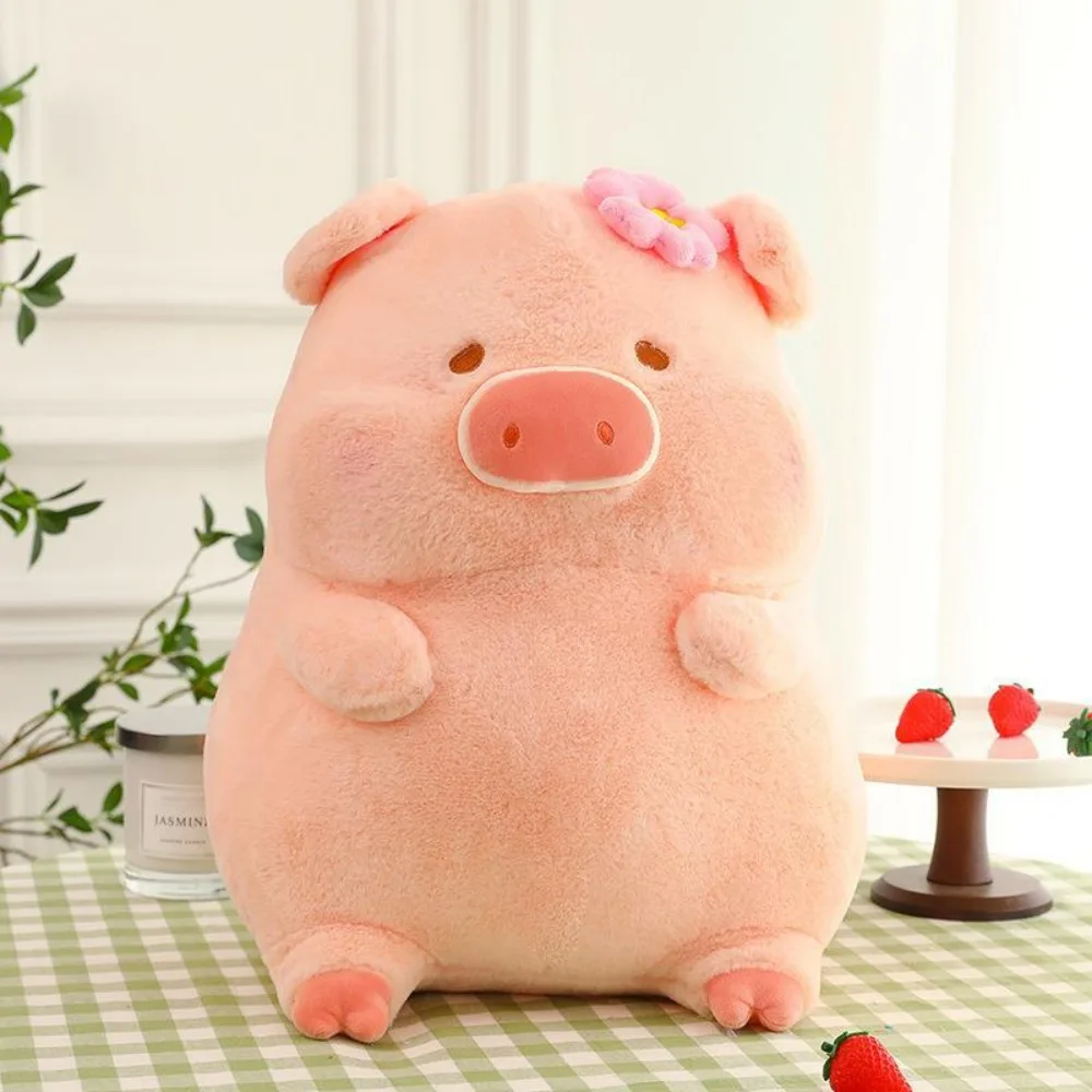 

Plushies Dolls Lulu Pig Plush Toy Sakura PP Cotton Bow Pig Plush Toys Cartoon Cute Piggy Stuffed Animals Home Decor Gifts