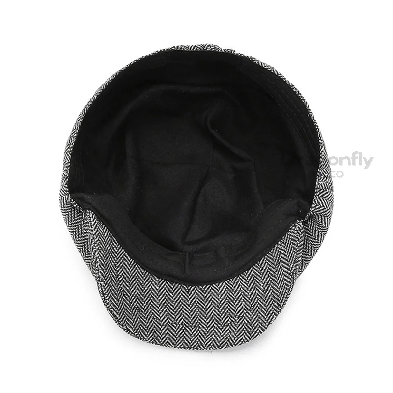 Z750 Logo Men Retro Beret British Hat Wool Blend Vintage Herringbone Tweed Men Casual Newsboy Hat Flat Cap For Kawasaki Z 750