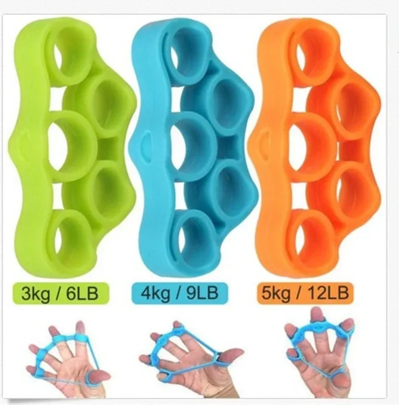 Finger Exercise Silicone Grip Stretcher Arthritis Hand Grip Trainer To Strengthen Rehabilitation Training To Relieve Pain