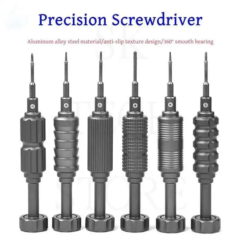 TE674 Cacciavite di precisione ad alta durezza 0.6 0.8 1.2 1.5 T2 2.5 Plum Blossom Cross per iPhone Strumenti di smontaggio interno inferiore