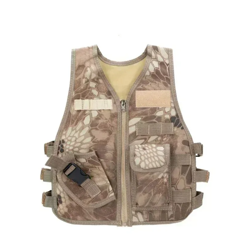 Kids Camouflage Military Uniform for Boy Special Forces Combat Tactical Vest Girls Militar Cosplay Training Soldier Clothes