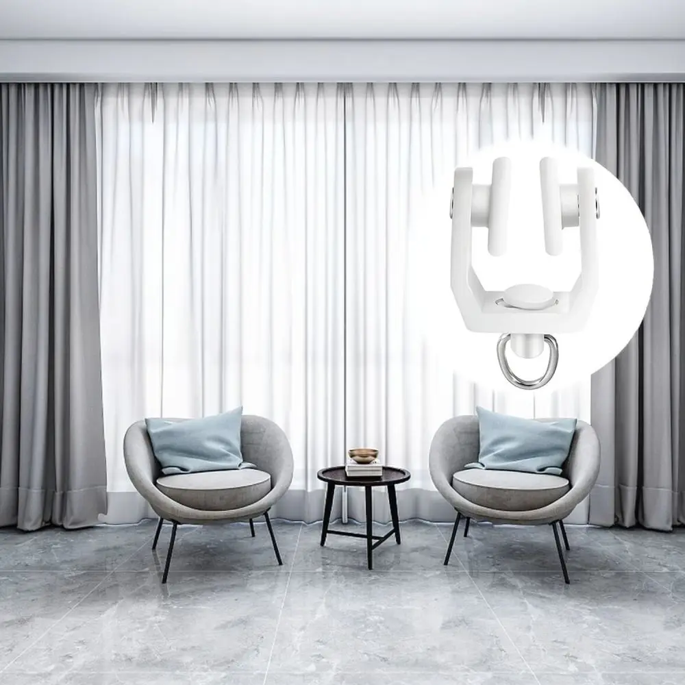 Curtain Track Runners Silent Plastic Sliding Gliders For Flexible Rail Window Drapes Replacement Hardware Hooks