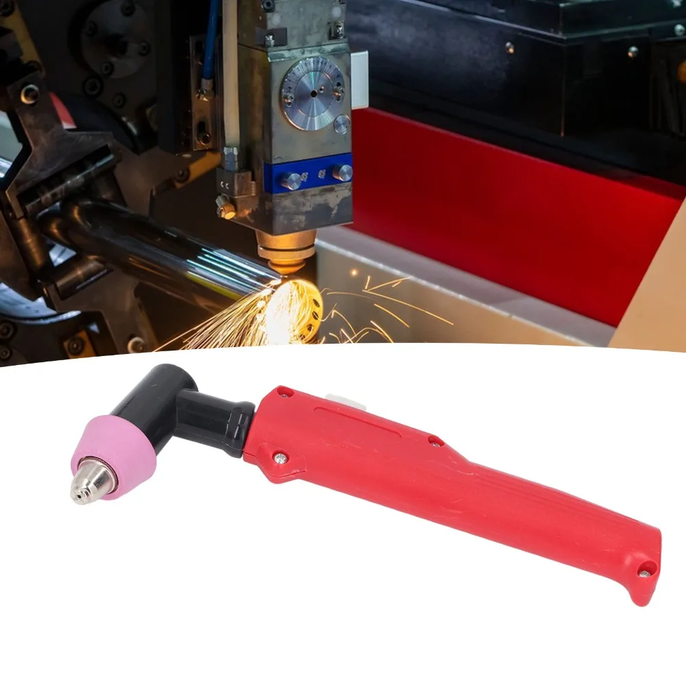 40Amp 50Amp 60Amp Plasma Cutter Torch Head Accurate Cutting High Speed Performance Plasma Cutting Torch Body PT31 Model Red