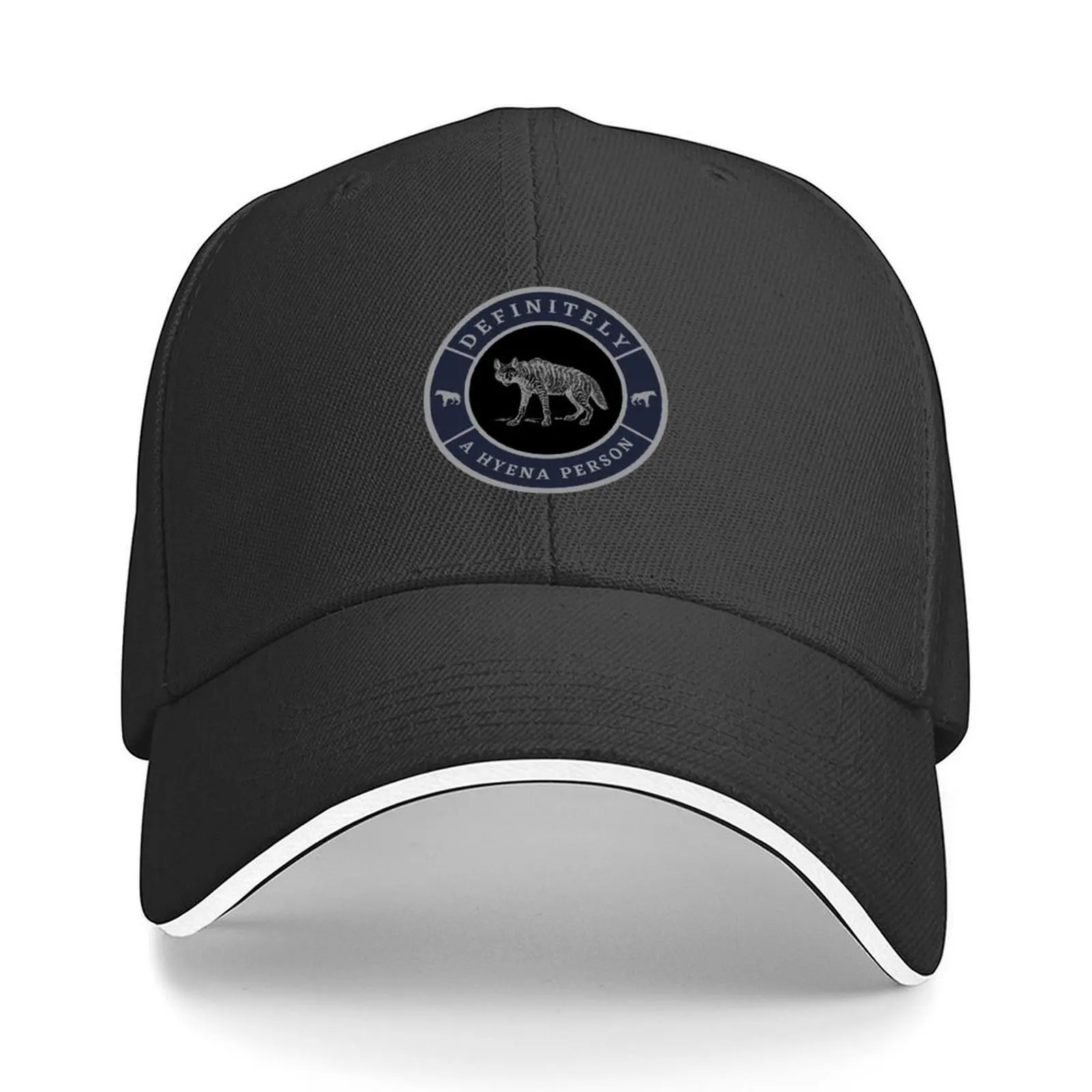 

Definitely a hyena person Baseball Cap Bobble Hat sun hat Dropshipping Uv Protection Solar Hat For Men Women's